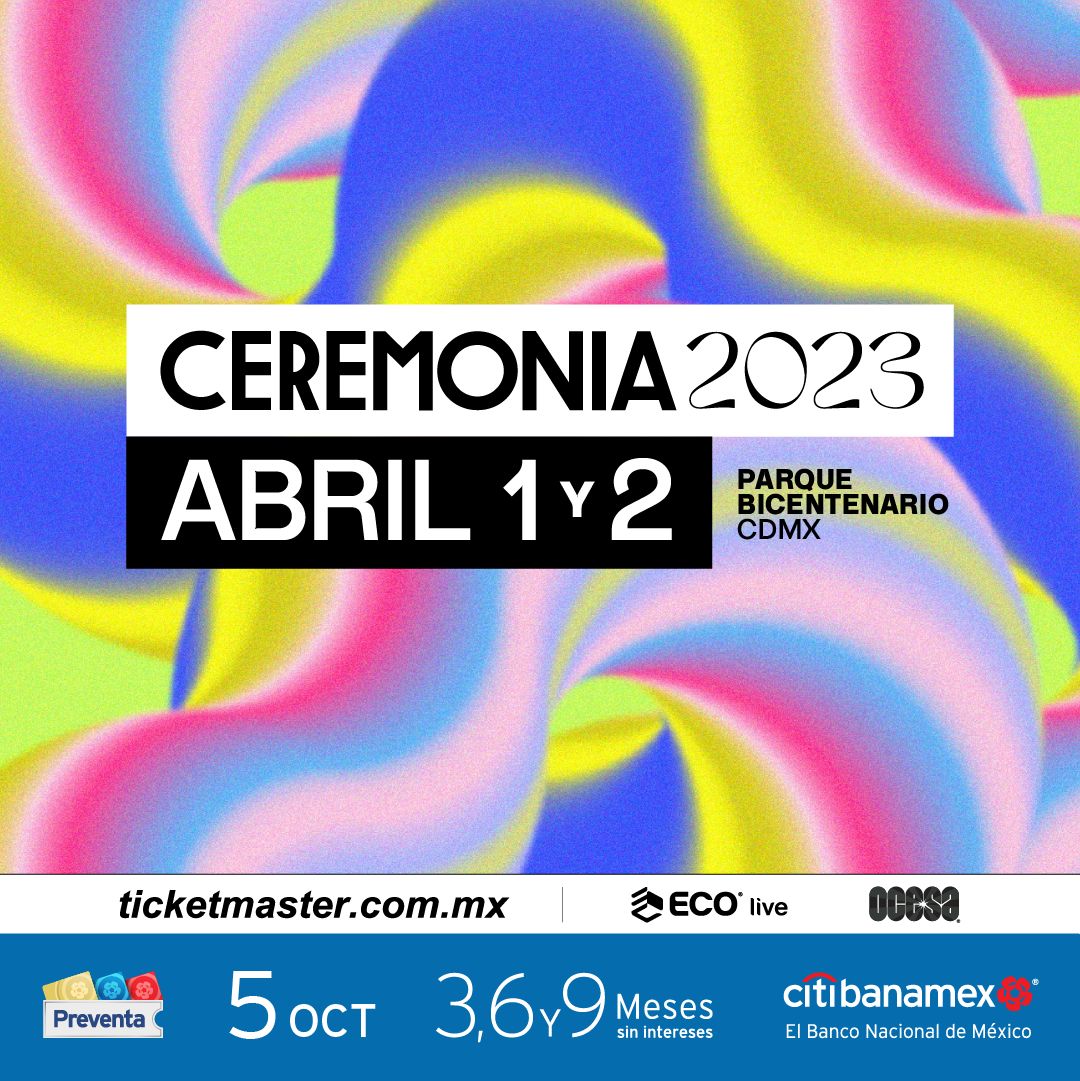Festival Ceremonia 2023, checa los detalles aquí Freim TV